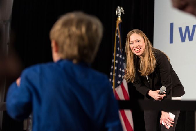 Minneapolis, MN, USA - October 6, 2016: Chelsea Clinton at a Hillary for MN rally