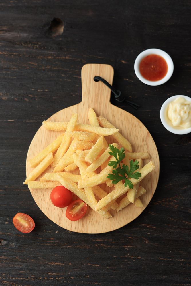 Homemade French Fries Coating with Spice Powder