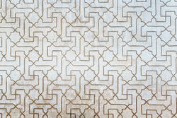Islamic tiled walls in the Alhambra of Granada