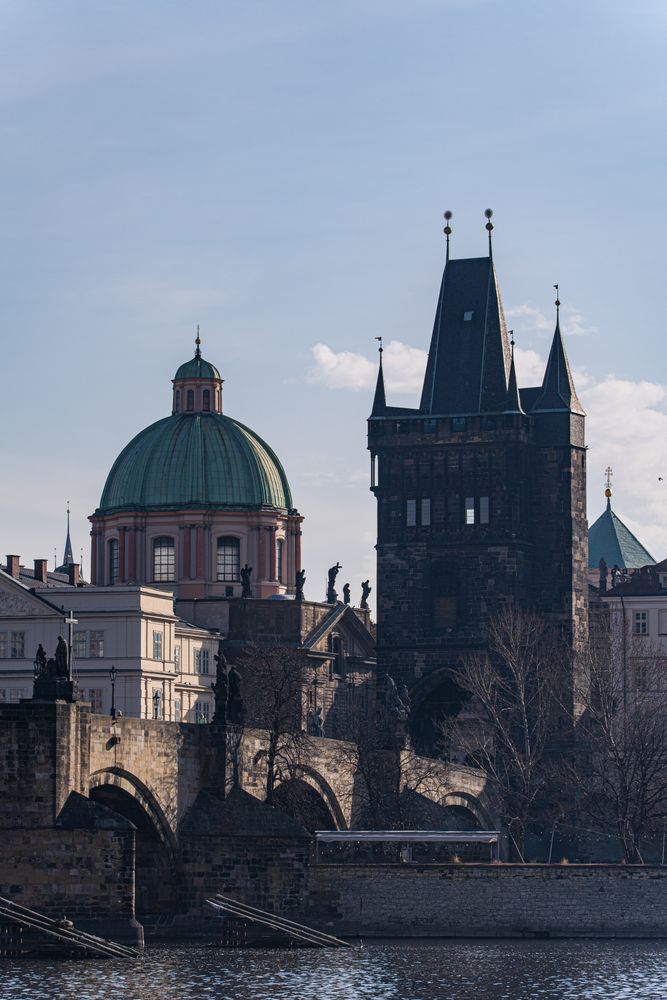 Charles Bridge in Old Prague is one of the most famous landmark of Chezh capital city