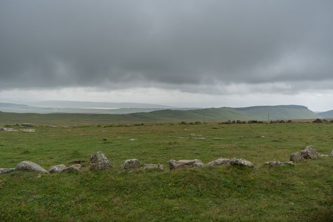 Megalith site in Tedjisi in Georgia