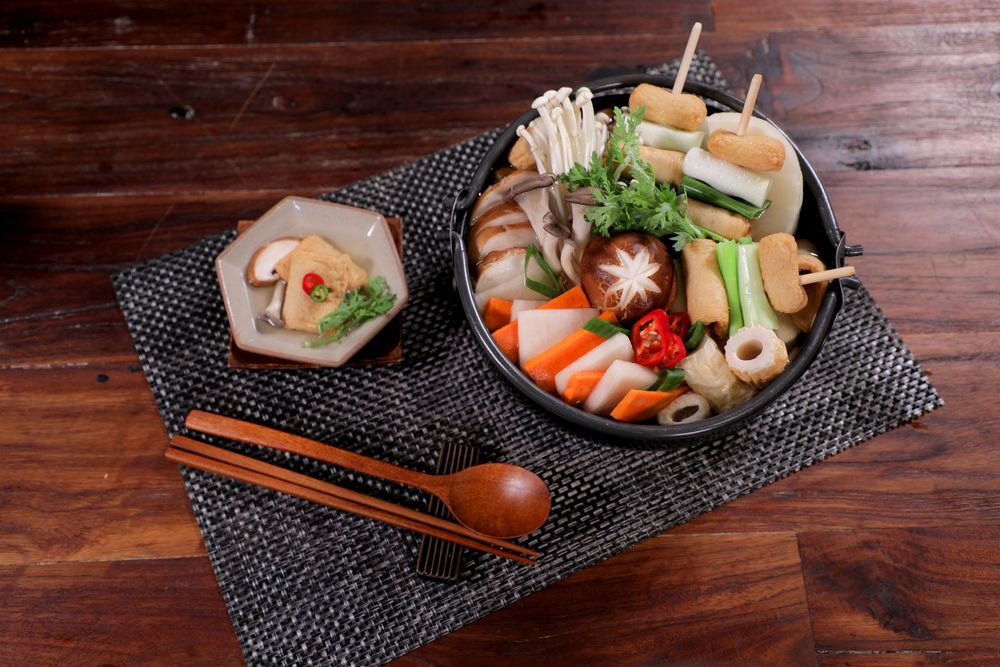 Fish Cake, Oden, Korean Healthy Food. Fresh Ingredients.