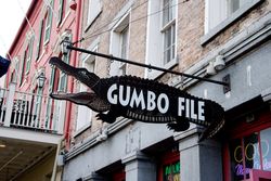 Gumbo File sign in New Orleans, Louisiana y0vrZ0