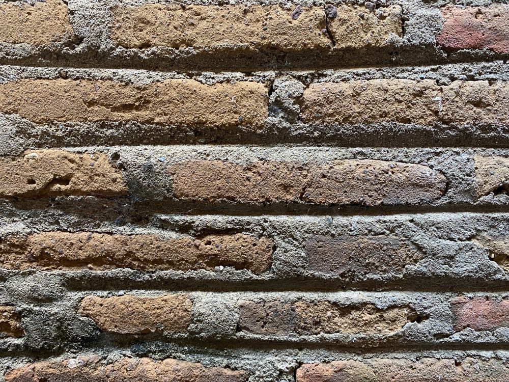 the old red brick wall