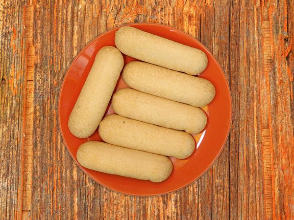 Cookies On The Wooden Background