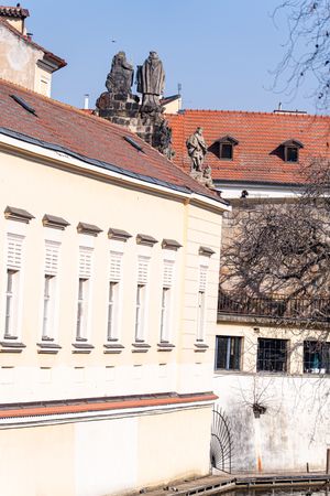Decooration of the building in Old Prague