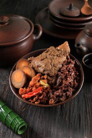 Gudeg Komplit, Signature and Legendary Dish from Yogyakarta Indonesia