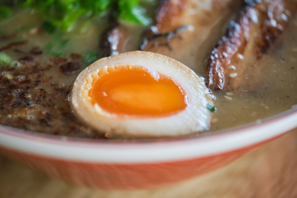 Ramen Soup with Boiled Egg