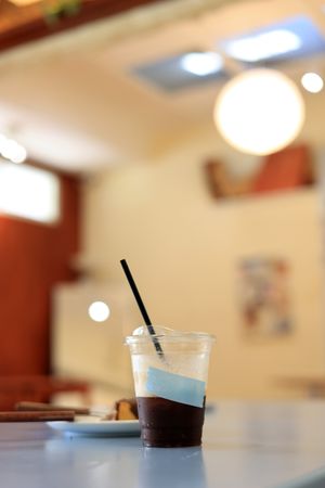 Refreshing Iced Espresso on the Table