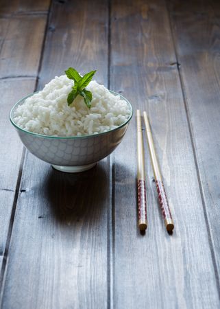 Japanese food and chopsticks