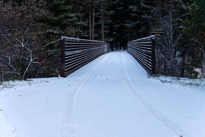 Bill Powers Memorial Trail Bridge in Grand Rapids, Minnesota