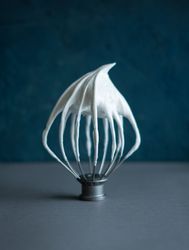 Whisk with buttercream contrast portrait
