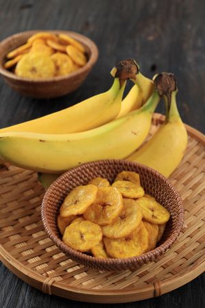 Crispy Sweet Banana Chips or Keripik Pisang