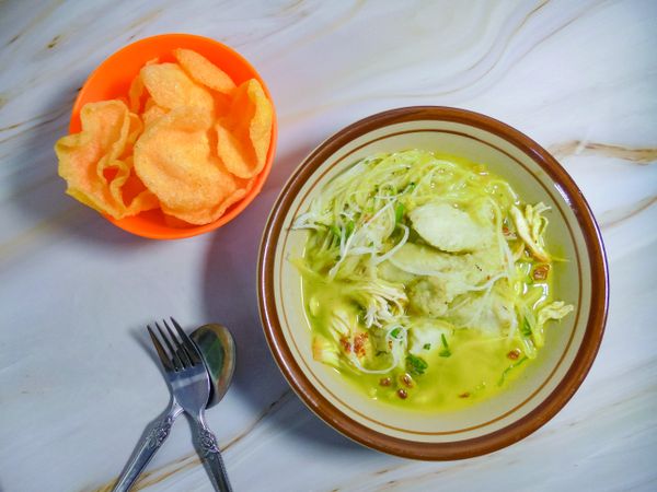 soto ayam, traditional indonesian food