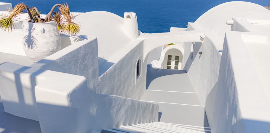 Summer vacation in Santorini, Greece