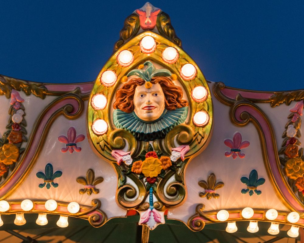 Carnival sign outside the San Antonio Stock Show and Rodeo, San Antonio, Texas