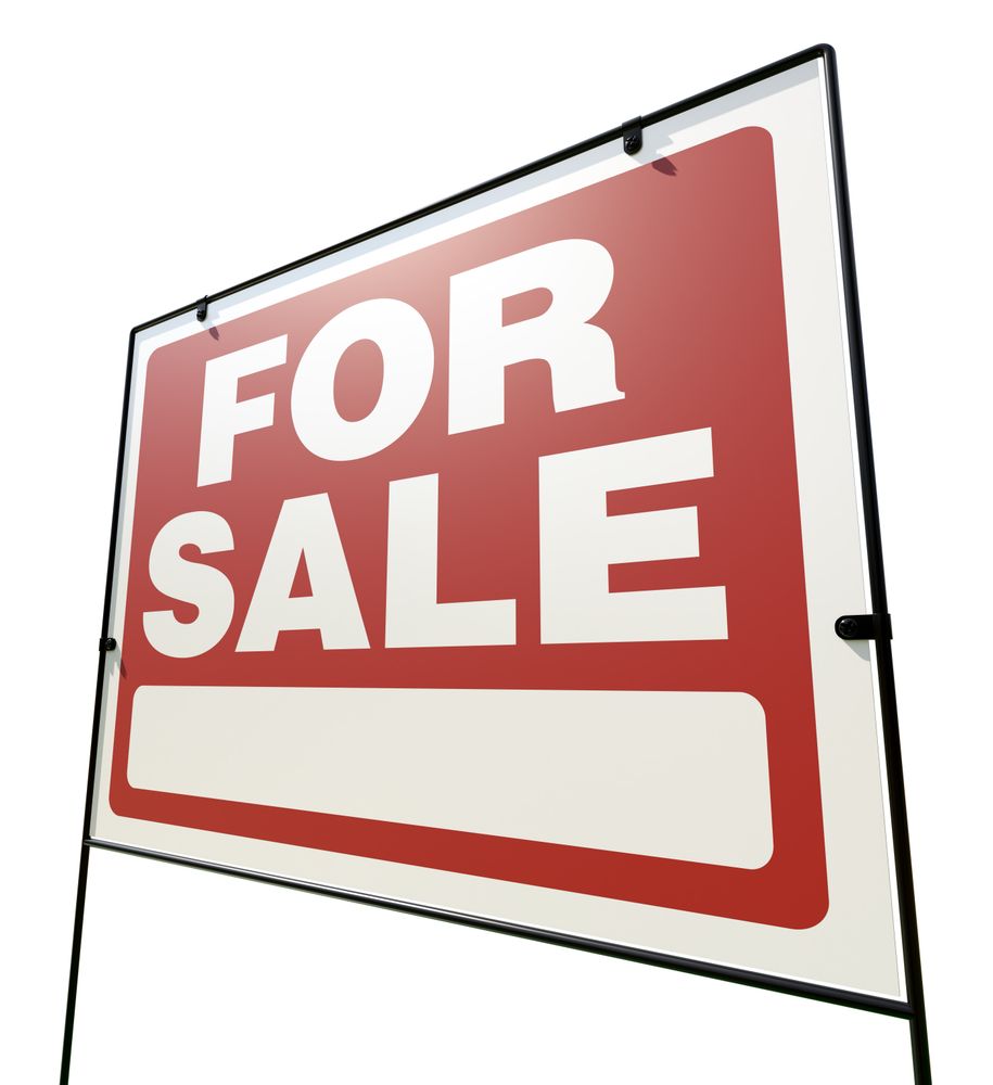 Left Facing For Sale Real Estate Yard Sign