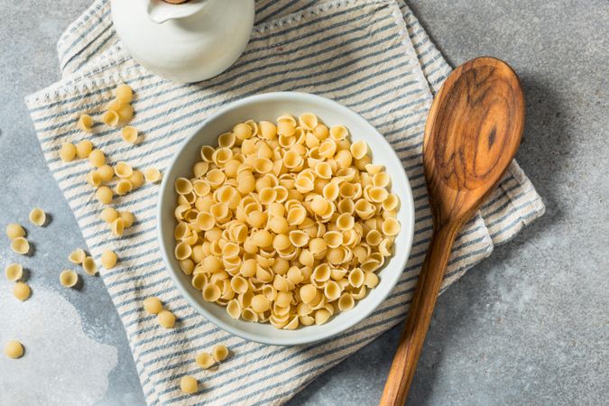 Dry Organic Macaroni Pasta Shells