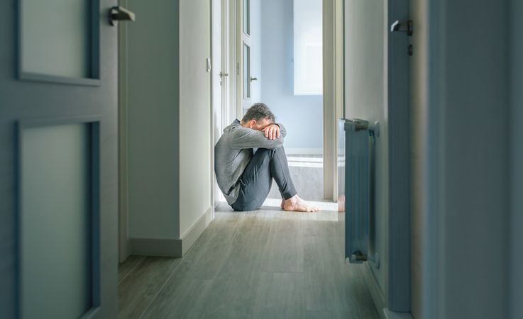 Man crying