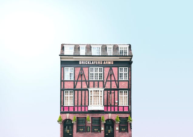 London, England, United Kingdom - May 2021 - Pub: Bricklayers Arms