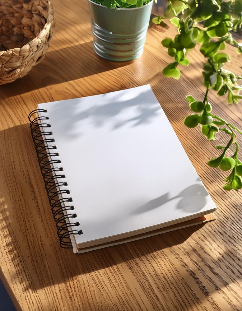 Notebook mockup