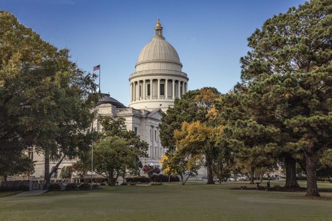 The Arkansas Capitol in Little Rock, AR