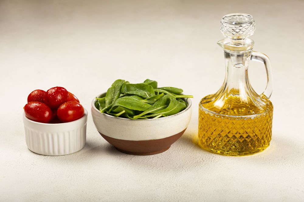 Arugula salad with tomatoes