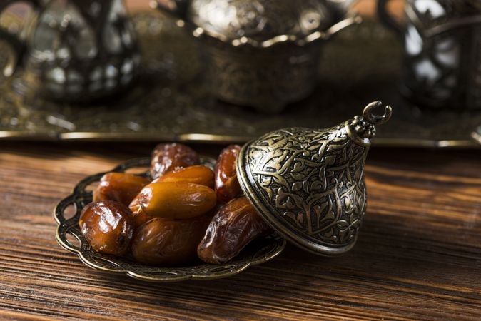 Arab bowl with dates