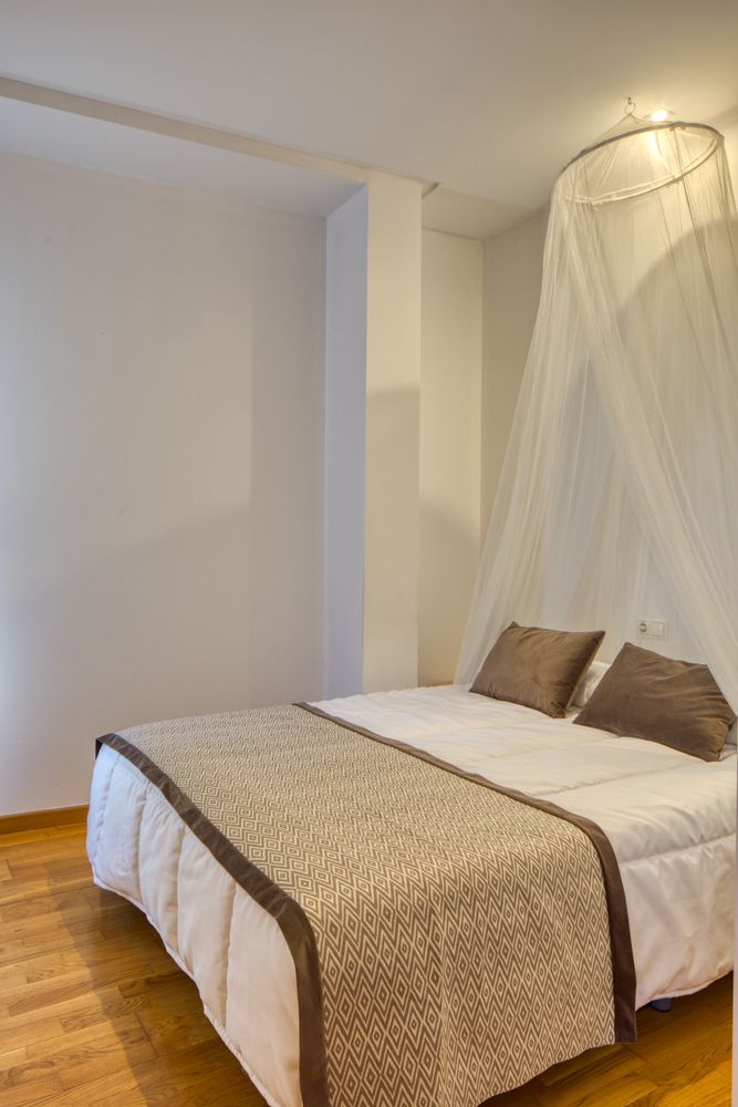 Interior of bedroom in modern design