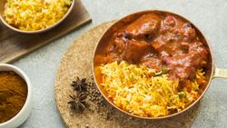 Anise pepper near delicious chicken dish