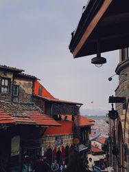 View over Ankara into the mountains