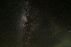 Milky way galaxy with stars and space dust in the universe