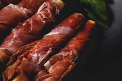 Gressinis with spanish serrano ham