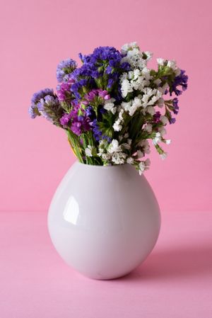 Multicolor sea lavender flowers bouquet