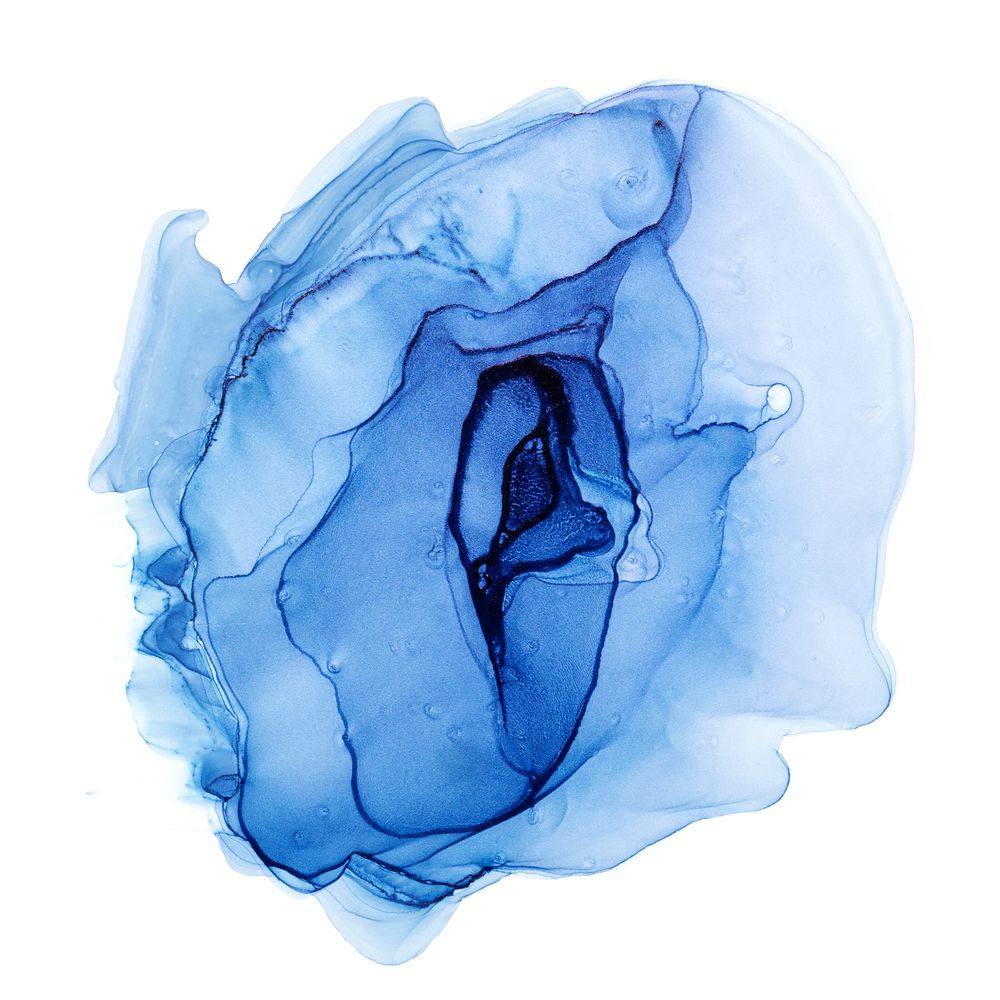 Alcohol ink abstract