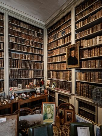 The ancient library of the seminary in Strasbourg.