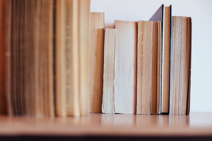 Stack Of Antique Books