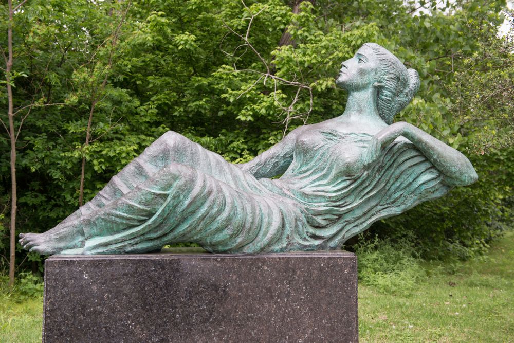 Sculpture at the Umlauf Sculpture Garden & Museum in Austin, Texas