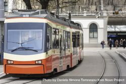 Tram in Zurich city 5ogG95