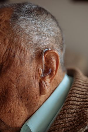 Detail of a hearing aid