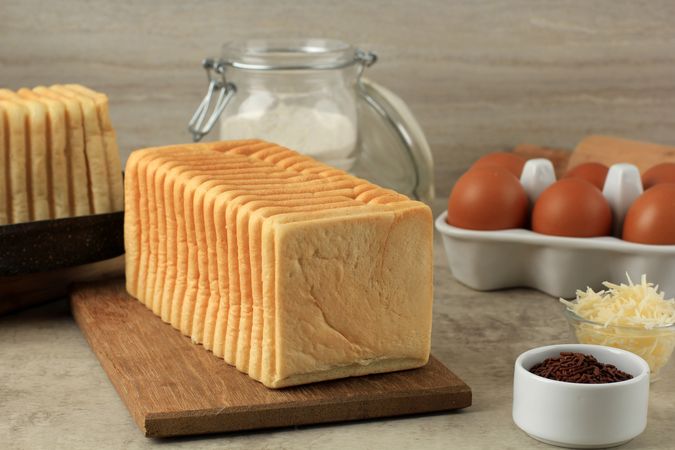 Roti Bakar Bandung or Bandung Bread Toast