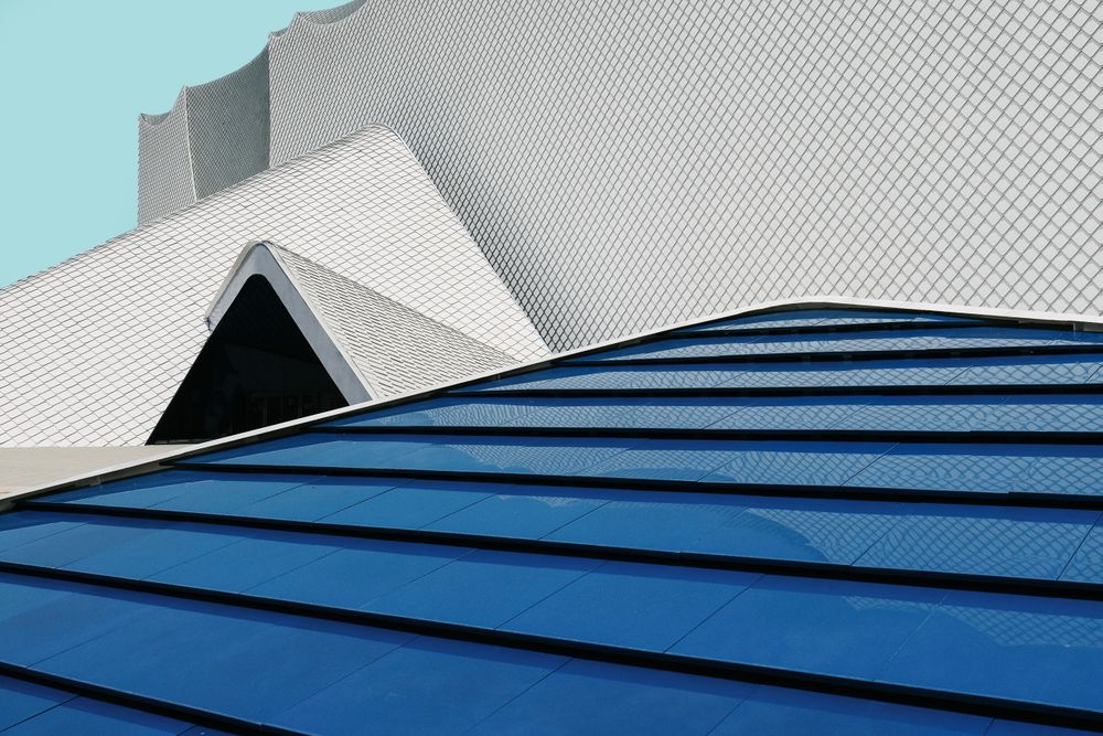 Textured urban roofs