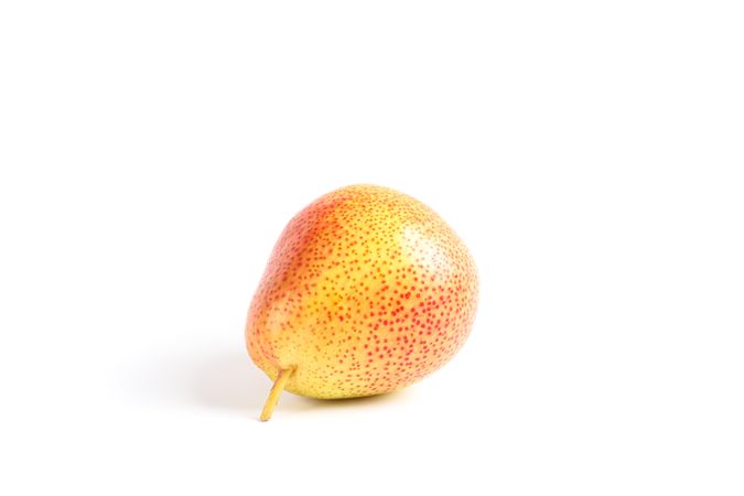 Fresh sweet pear isolated on blank background