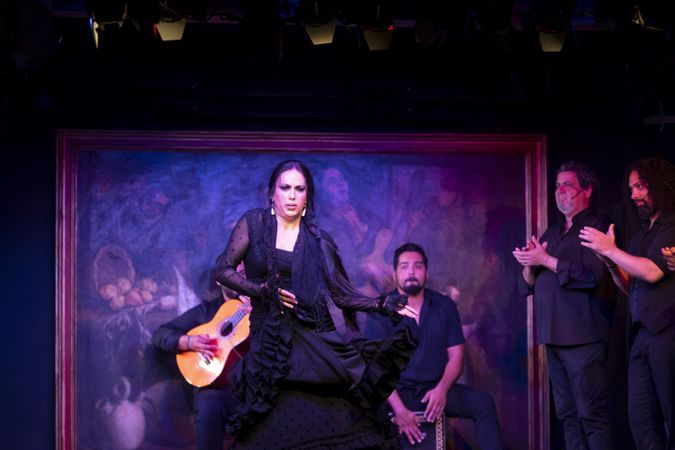 Flamenco performance on stage