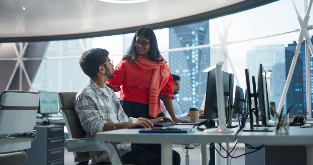 South Asian Managers Work in a Banking Research and Development Center