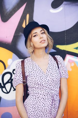 Portrait of casual young woman