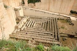 Lithica sandstone quarry in Ciutadella