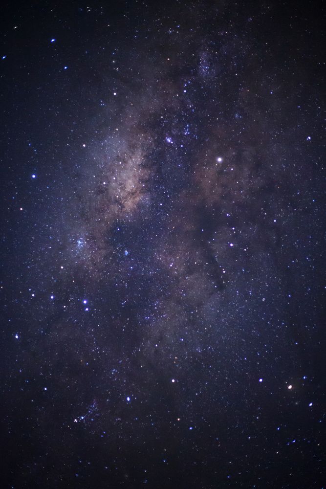 Milky way galaxy with stars and space dust in the universe