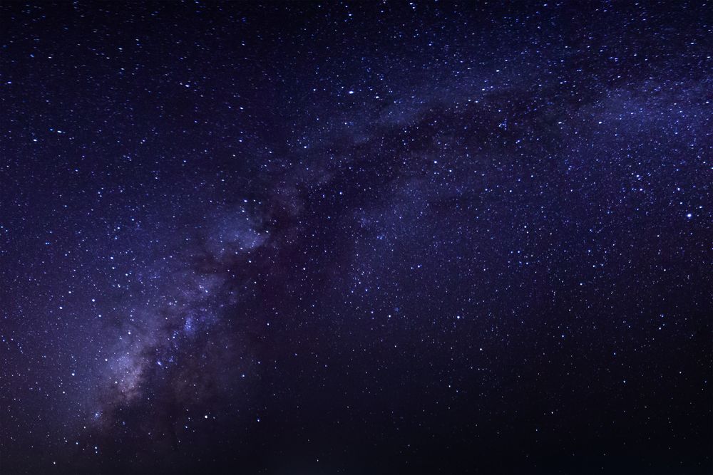 Milky way galaxy with stars and space dust in the universe