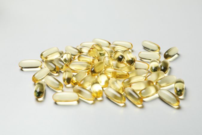 Immunity support capsules - Omega, health care concept